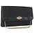 Borsa a spalla in tela Trotter Christian Dior nera e oro Auth mr2080 Nero D'oro