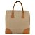PRADA Borsa a Mano in Tela Pelle Beige Argento Auth fm5148 - vista 13