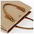 PRADA Borsa a Mano in Tela Pelle Beige Argento Auth fm5148 - vista 6