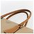 PRADA Borsa a Mano in Tela Pelle Beige Argento Auth fm5148 - vista 8