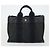 Hermès HERMES Borsa Fourre Tout in Tela 2 Set Grigio Blu Navy Auth bs33354 Marrone - vista 10