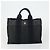 Hermès HERMES Borsa Fourre Tout in Tela 2 Set Grigio Blu Navy Auth bs33354 Marrone - vista 11