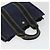 Hermès HERMES Borsa Fourre Tout in Tela 2 Set Grigio Blu Navy Auth bs33354 Marrone - vista 5
