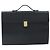 Borsa da lavoro Burberry in pelle nera e oro Auth bs33074 Nero D'oro - vista 13