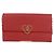 Saffiano PRADA Borsa a spalla con catena Portafoglio a spalla in pelle Safiano Rosso Oro Auth 168938V D'oro - vista 13