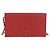 Saffiano PRADA Borsa a spalla con catena Portafoglio a spalla in pelle Safiano Rosso Oro Auth 168938V D'oro - vista 2