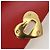 Saffiano PRADA Borsa a spalla con catena Portafoglio a spalla in pelle Safiano Rosso Oro Auth 168938V D'oro - vista 22