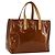 LOUIS VUITTON Borsa a Mano Monogram Vernis Reade PM Bronzo M91146 LV Auth th6587