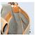 Borsa a spalla in tela Trotter Christian Dior grigia oro Auth ep13499 - vista 19