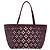 Borsa a mano in tela Zucca FENDI PVC viola oro Auth fm5149 D'oro Porpora - vista 2