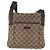 Bolsa de Ombro GG Canvas Gucci Bege Prata 122793 Auth bs33310 - vista 2
