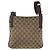 Bolsa de Ombro GG Canvas Gucci Bege Prata 122793 Auth bs33310 - vista 3