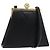 SAINT LAURENT Borsa a Spalla in Pelle Nera Dorata Auth 173508 Nero D'oro