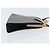 SAINT LAURENT Borsa a Spalla in Pelle Nera Dorata Auth 173508 Nero D'oro - vista 3