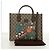 Borsa GUCCI GG Supreme Donald Duck PVC 2 in 1 Beige Oro 648134 Auth 161733SAM D'oro - vista 27
