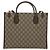 Borsa GUCCI GG Supreme Donald Duck PVC 2 in 1 Beige Oro 648134 Auth 161733SAM D'oro - vista 3