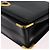 Borsa a Spalla Christian Dior in Pelle di Vitello Nera e Oro Auth 165366 Nero D'oro - vista 11
