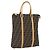 FENDI Zucca Canvas Handtasche Braun Schwarz Auth ep13422