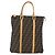 FENDI Zucca Canvas Handtasche Braun Schwarz Auth ep13422 - Ansicht 13