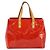 LOUIS VUITTON Monogram Vernis Reade PM Handtasche Rot M91088 LV Auth 173241 - Ansicht 2