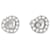 Orecchini Chopard, 'Happy Diamonds', oro bianco e diamanti.  - vista 3