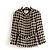 Chaqueta de pata de gallo 'París-Moscú' Pre-Fall 2009 de Chanel Castaño