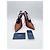Décolleté Saint Laurent Yasmeen 115 in satin slingback Marrone - vista 5
