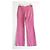 Pantalones de seda rosa con textura de Chanel Primavera 2007 - vista 3
