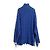 Zerstickter Rollkragenpullover Balenciaga Resort 2021 metallic blau - Ansicht 5