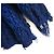Zerstickter Rollkragenpullover Balenciaga Resort 2021 metallic blau - Ansicht 6