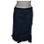 Falda de denim y seda azul Versace Jeans Couture