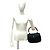 Gucci Old Bamboo Leder Turnlock Handtasche Schwarz - Ansicht 2