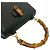 Gucci Old Bamboo Leder Turnlock Handtasche Schwarz - Ansicht 4
