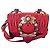 Miu Miu Originale! Nuova! borsa in pelle e cristalli! Bordò