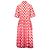 Autre Marque Robe Chemise Midi UltraChic avec Imprimé Cœur Rouge - vue 3