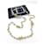 Timeless Collana in perle dorate con logo CC extra lunga 8 di Chanel 10A Shanghai Bianco Beige D'oro - vista 2