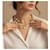 Timeless Collana in perle dorate con logo CC extra lunga 8 di Chanel 10A Shanghai Bianco Beige D'oro - vista 6