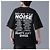 Autre Marque Camiseta de algodón Danke Schon 16OE S/S TEE NOISE Edición Limitada Negro - vista 3