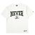 Autre Marque Camiseta de algodón limitada Danke Schon 16OE S/S TEE NEVER Blanco