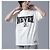 Autre Marque Camiseta de algodón limitada Danke Schon 16OE S/S TEE NEVER Blanco - vista 3