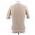 Lemaire Top beige sin mangas de algodón y lino - vista 2