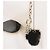 Strepitoso monoorecchino DOLCE & GABBANA pon pon pelliccia visone nera e logo cristalli Nero Argento - vista 8