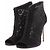 Dolce & Gabbana Botas "Keira" abiertas de encaje Negro