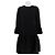 Dior Schwarzes Kleid mit Rüschen