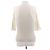 Bottega Veneta Top con botones de mangas tres cuartos de algodón Blanco - vista 2