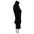 Phoebe Philo Jersey de cuello alto negro de lana - vista 3