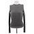 Phoebe Philo Pull gris col rond en cachemire