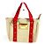 Borsa Tote Louis Vuitton Antigua Cabas PM Rosso Beige
