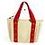 Borsa Tote Louis Vuitton Antigua Cabas PM Rosso Beige - vista 4
