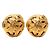 Timeless Orecchini a clip vintage Chanel Coco Mark D'oro